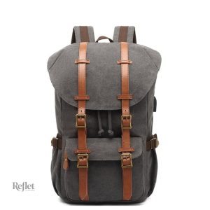 Cartable en cuir avec une finition rustique unique