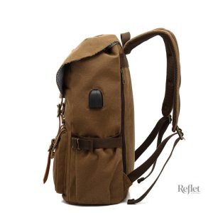 Sac vintage en cuir pour homme, design intemporel