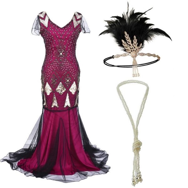 Robe inspirée des flappers des années 20