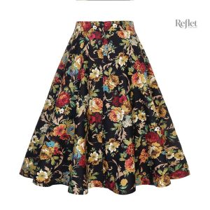 Jupe vintage année 50, style rétro et élégant