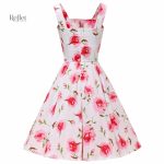 Robe année 50 avec jupe évasée