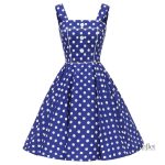 Robe année 50 à taille cintrée