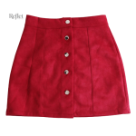 Jupe style Année 70, motif coloré et coupe évasée