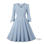 Robe vintage années 70 au style rétro