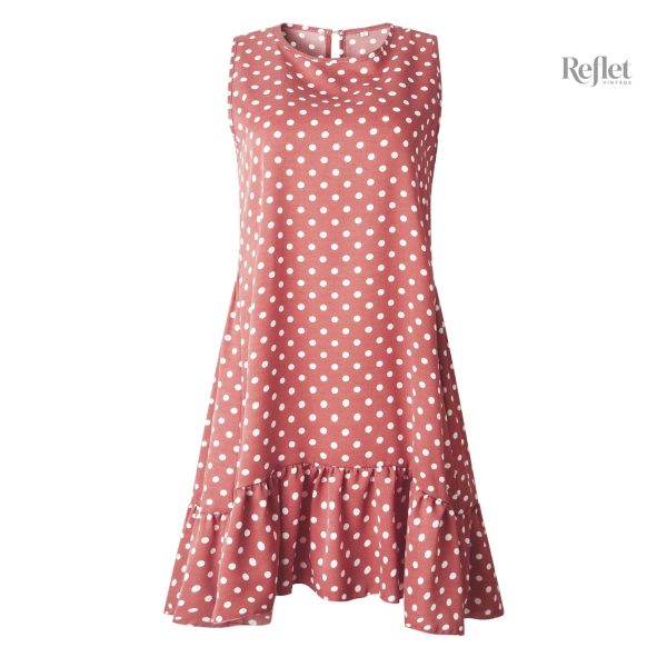 annee-70-robe-a-pois-1 Robe à pois style années 70
