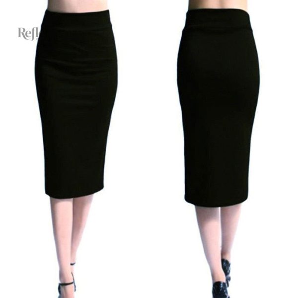 Jupe ample années 80 avec taille haute stylée