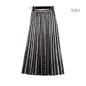 Jupe ample années 80, look classique et élégant