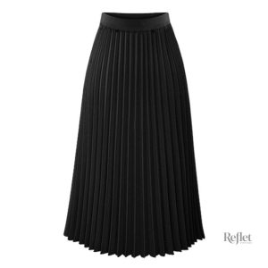 Jupe plissée style années 80 en couleur vibrante