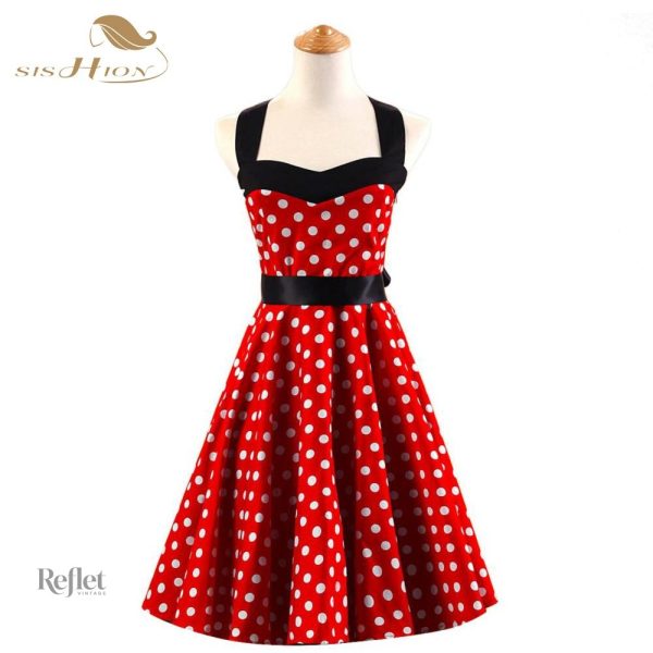 Robe à pois, inspiration rétro