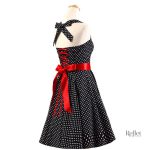 Robe vintage à pois des années 80