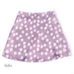 Mini jupe style année 80, design tendance et coloré