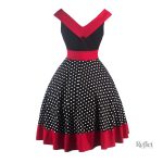 Robe style années 50 en coton léger