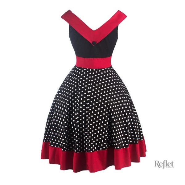 Robe style années 50 en coton léger