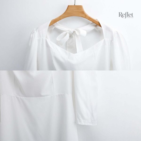 Robe années 70 en tissu léger et confortable