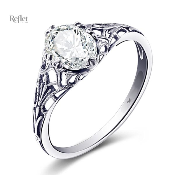 Bague Argent Pierre Vintage