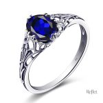 Bague argent avec une belle pierre intemporelle