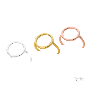 Bague vintage en or, design classique pour femme