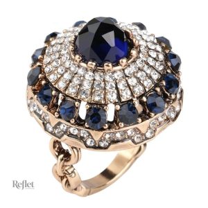 Bague fiancaille vintage élégante au design intemporel