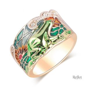 Bague en or au style classique, idéale pour un look rétro