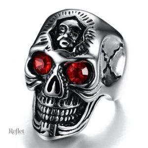 Bague Vintage au design punk inspirée des années passées