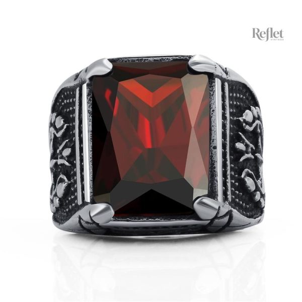 bague-rubis-vintage-1 Bague Vintage en Rubis au design classique et raffiné