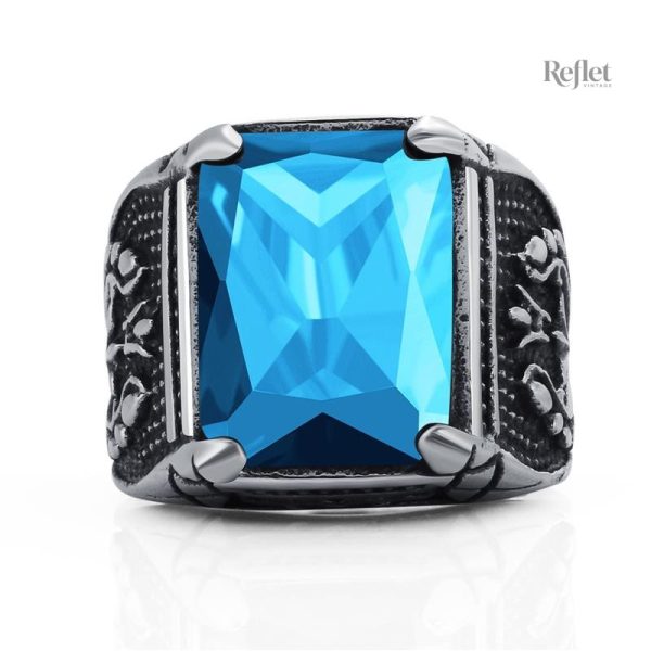 Bague Rubis avec style vintage, élégance intemporelle