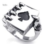 Solitaire en argent au design rétro chic