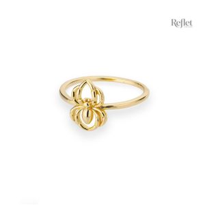 Bague vintage femme élégante en métal au style rétro