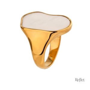Bague vintage en or rose au design élégant et intemporel