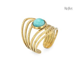 Bague Vintage avec Pierre Éclatante