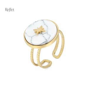 Bague Vintage avec Détails Décoratifs