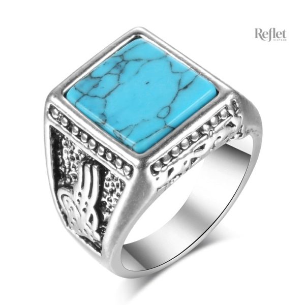 bague-vintage-pierre-homme-1 Bague Vintage Homme en pierre, style rétro élégant