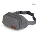 Sac banane rétro Kaki, accessoire vintage incontournable