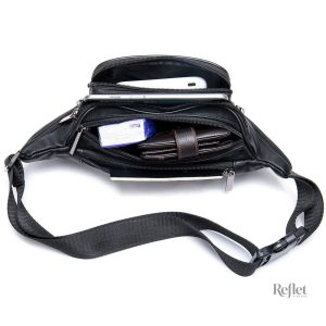 Sac banane blanc au design vintage classique