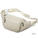 Sac à taille vintage blanc, alliant style et praticité