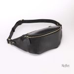 Accessoire mode : banane vintage en cuir