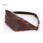 Sac à taille en cuir, esprit vintage