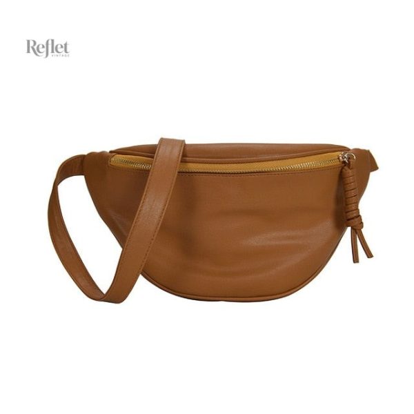 Sac banane en cuir au style rétro