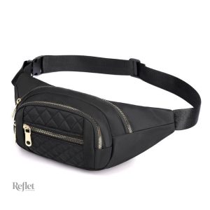 Sac banane vintage violet pour femme