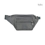 Banane vintage gris en cuir tendance et pratique