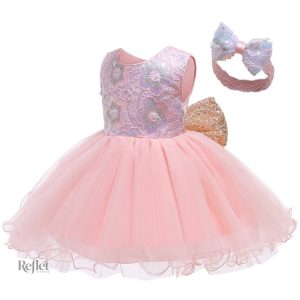 Robe de princesse bébé 18 mois en tissu léger