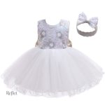 Modèle de robe princesse pour fille de 18 mois