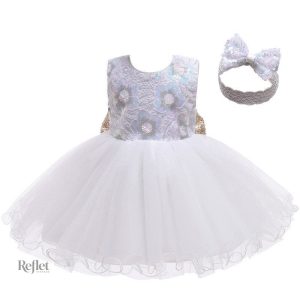 Modèle de robe princesse pour fille de 18 mois