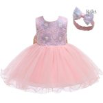 Robe élégante pour bébé 18 mois style princesse
