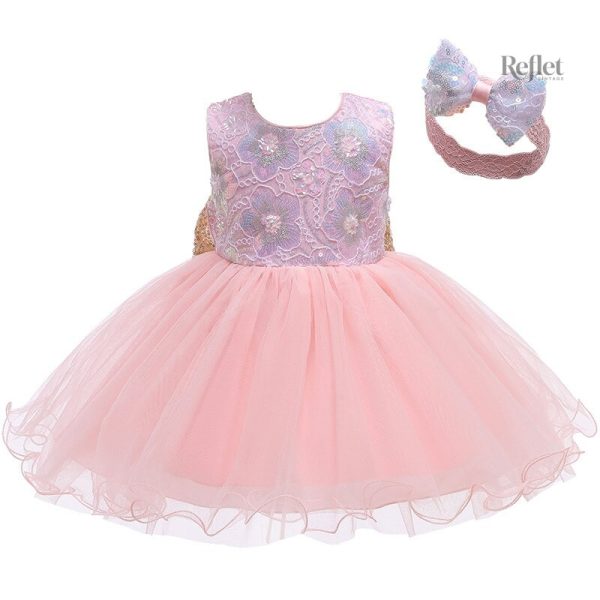 Robe élégante pour bébé 18 mois style princesse