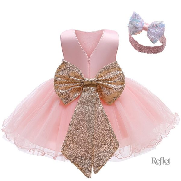 Vêtements bébé fille 18 mois, robe princesse colorée