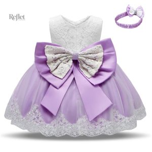 Robe de princesse bébé Brune, look féerique en toute occasion