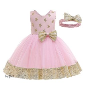 Vêtement pour bébé en style de robe de princesse