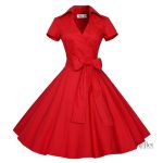 Robe vintage élégante inspirée des années 80