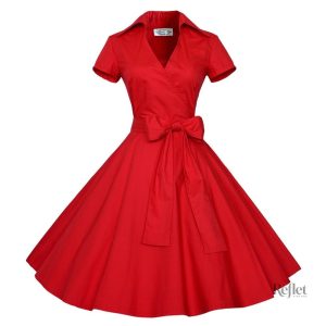 Robe vintage élégante inspirée des années 80